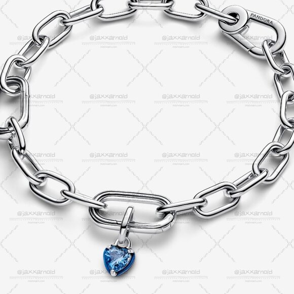 Pandora Pandora ME Blue Chakra Heart Mini Dangle Charm - Picture 3 of 6